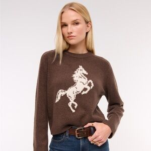 Abercrombie Madeline Western Crew Sweater